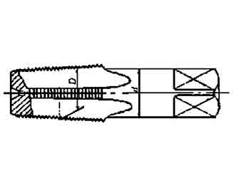 IMPA手冊 編號631501錐形管用絲攻(圖1)