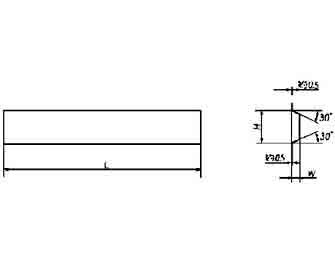 IMPA手冊 編號6326515型切斷車刀(圖1)