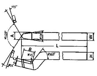 IMPA手冊 編號63308560型高速鋼頭車刀(圖1)