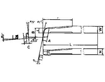 IMPA手冊(cè) 編號(hào)63306041型光車車刀(圖1)