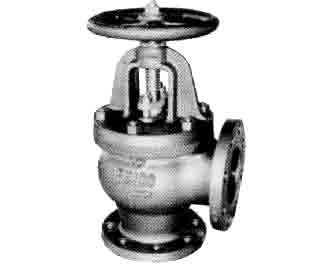 IMPA手冊 編號751122船用鑄鐵5kgf/c㎡螺絲控制止回角型閥(圖1)