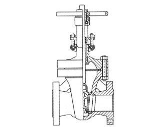 IMPA手冊 編號755715鑄鋼閘閥(圖1) IMPA手冊 編號755715鑄鋼閘閥(圖1)