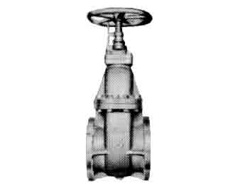 IMPA手冊(cè) 編號(hào)750911船用鑄鐵10kgf/c㎡閘閥(圖1)