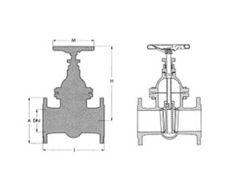 IMPA手冊 編號755628鑄鐵閘閥(圖1) IMPA手冊 編號755628鑄鐵閘閥(圖1)