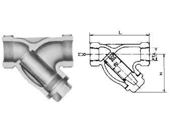 IMPA手冊(cè) 編號(hào)752442Y型過(guò)濾器(圖1)