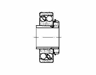 IMPA手冊 編號7710971300K-1/12 型雙溝自動錐型軸承(圖1)