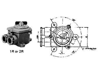 IMPA手冊 編號793015船用防水小型轉(zhuǎn)動式開關(guān)(圖1)