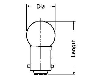 IMPA手冊(cè) 編號(hào)790631接觸式燈腳(圖1)