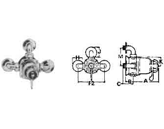 IMPA手冊(cè) 編號(hào)530391附感溫器混合閥(圖1)