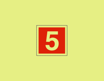 IMPA手冊(cè) 編號(hào)336101發(fā)光防火器材標(biāo)志(圖1)