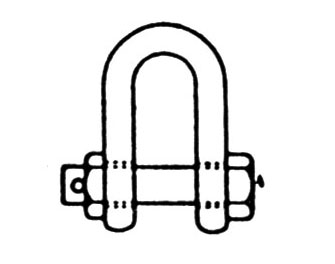 IMPA手冊 編號233523SB型不銹鋼卸扣(圖1) IMPA手冊 編號233523SB型不銹鋼卸扣(圖1)