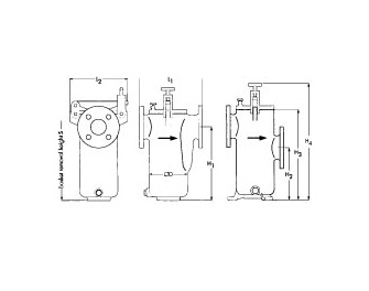 IMPA手冊(cè) 編號(hào)872052單聯(lián)鑄鐵濾器(圖1)