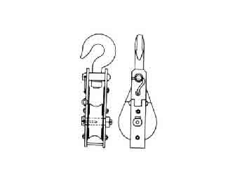 IMPA手冊 編號231581船用凹槽滑車(圖1)