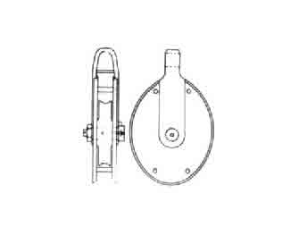 IMPA手冊 編號231577船用鋼制導索用滑車(圖1)