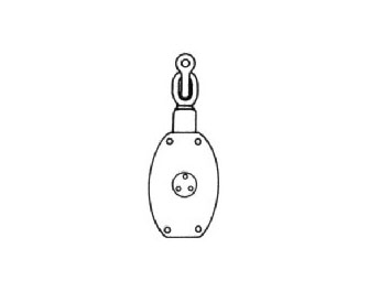 IMPA手冊(cè) 編號(hào)231654船用木制不帶索雙輪滑車(chē)(圖1)