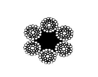 IMPA手冊 編號2129126 x WS(26)鍍鋅鋼絲繩(圖1)