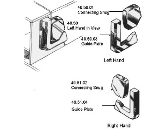 IMPA手冊(cè) 編號(hào)233325左、右側(cè)連接塊(圖1)