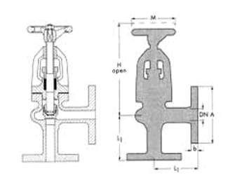 IMPA手冊(cè) 編號(hào)755164青銅球型/角型閥(圖1)