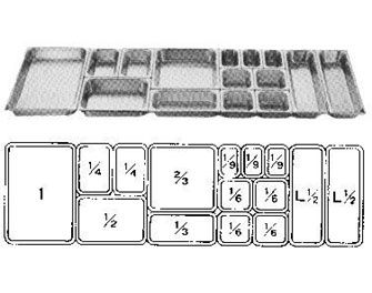 IMPA手冊 編號170853不銹鋼自助餐盤(圖1)