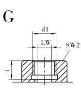 VH3V二位三通高壓球閥G連接口略圖 VH3V二位三通高壓球閥(圖5)