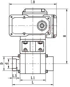 Q911F電動高壓球閥 Q911N電動高壓球閥(圖1)