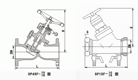 SP45F數(shù)字鎖定靜態(tài)平衡閥外形結(jié)構(gòu)圖 SP45F數(shù)字鎖定靜態(tài)平衡閥(圖2)