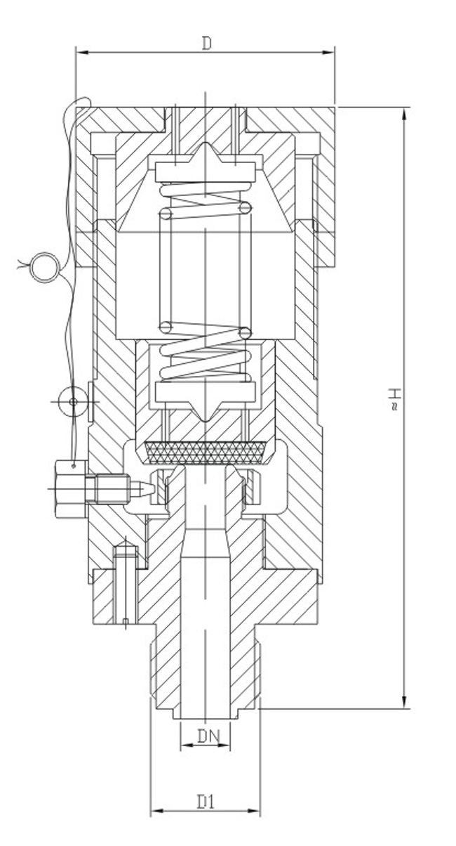 船用外螺紋空氣信號安全閥CB3022-94 
